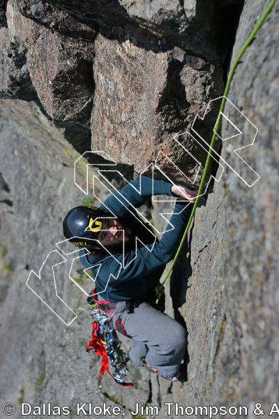 photo of Zig Zag, 5.7 ★★★ at Main Wall West from Mt. Erie Climbing