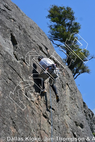 photo of Intimidator, 5.10a ★★★ at Powerline Wall from Mt. Erie Climbing