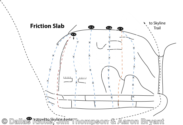 photo of Friction Slab from Mt. Erie Climbing