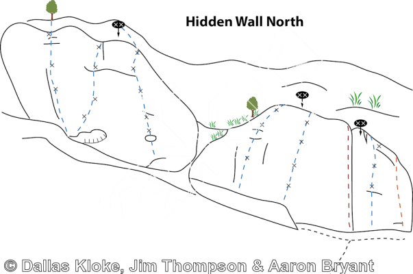 photo of Hidden Wall North from Mt. Erie Climbing