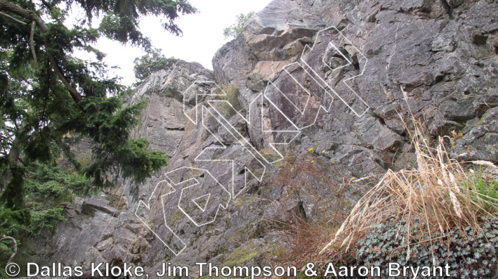 photo of Roger's Romp, 5.3 ★ at Summit Wall from Mt. Erie Climbing