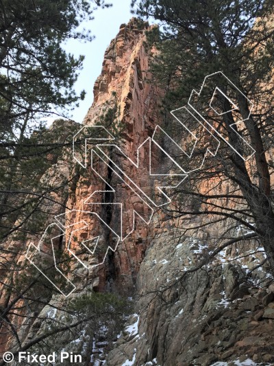 photo of Black Creek Wall from Staunton State Park