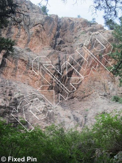 photo of Cascades Wall from Staunton State Park