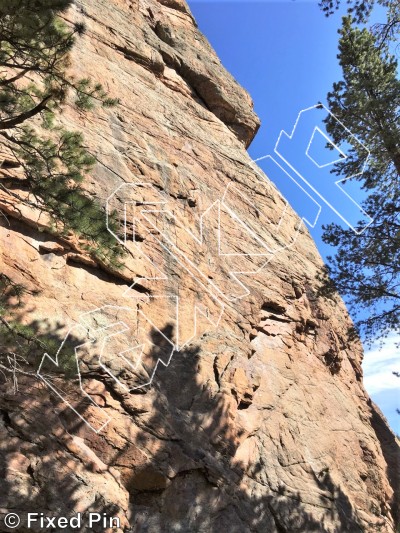 photo of Sawmill Crag - South Face from Staunton State Park