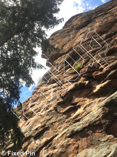 photo of Sawmill Crag - North Face from Staunton State Park