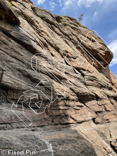 photo of Sawmill Crag - South Face from Staunton State Park