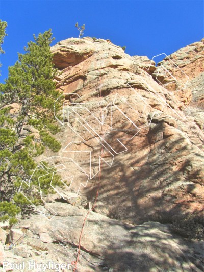 photo of Sawmill Crag - South Face from Staunton State Park