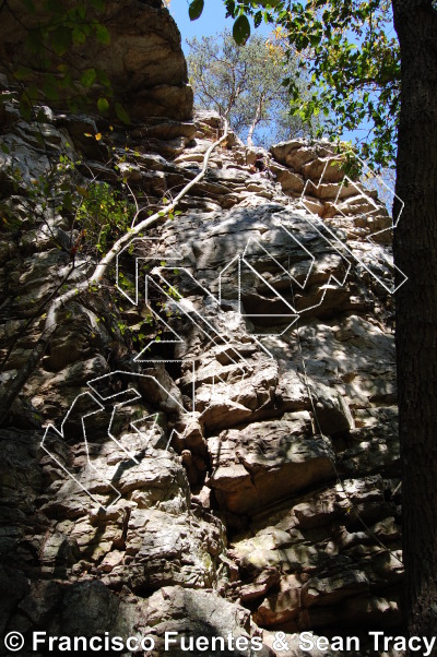 photo of Talking Headwall Main Wall from Elizabeth Furnace