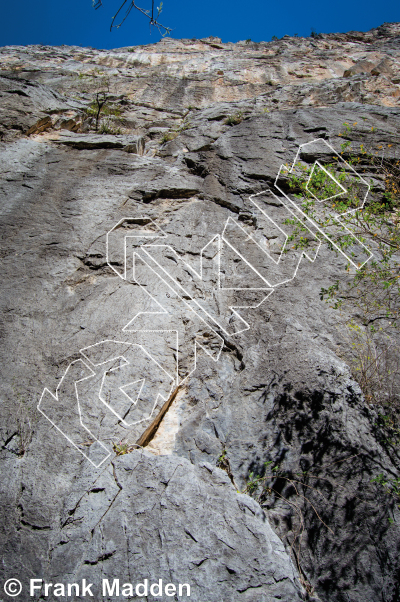 photo of Las Estrellas Main Wall from Mexico: El Potrero Chico