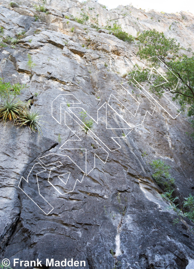 photo of Las Estrellas Main Wall from Mexico: El Potrero Chico