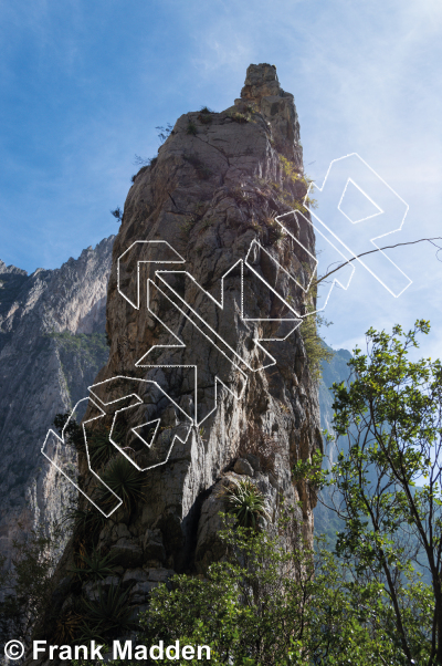 photo of The Southface from Mexico: El Potrero Chico