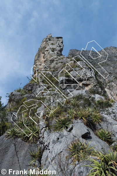 photo of The Southface from Mexico: El Potrero Chico