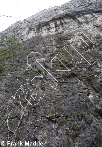 photo of Los Lobos Main Wall from Mexico: El Potrero Chico