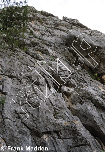 photo of Los Lobos Main Wall from Mexico: El Potrero Chico