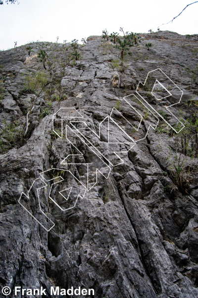 photo of Los Lobos Main Wall from Mexico: El Potrero Chico