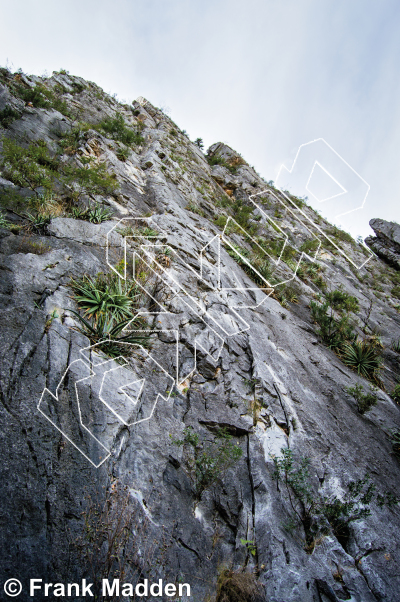 photo of El Mirador Left Wall from Mexico: El Potrero Chico