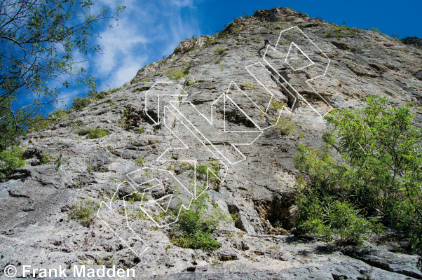 photo of I Believe I Can Fly, 5.8 ★★ at Mota Wall (Lower Sense Of Religion) from Mexico: El Potrero Chico