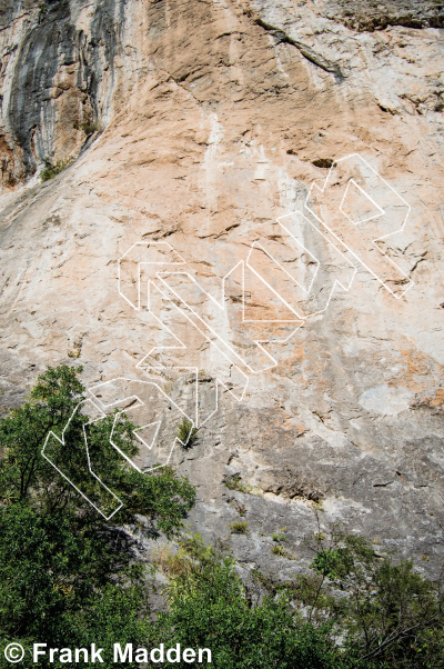 photo of Outrage Main Wall from Mexico: El Potrero Chico