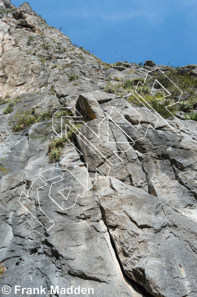 photo of Outrage Main Wall from Mexico: El Potrero Chico