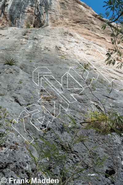 photo of Outrage Main Wall from Mexico: El Potrero Chico