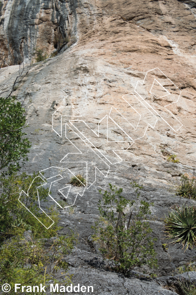 photo of Outrage Main Wall from Mexico: El Potrero Chico