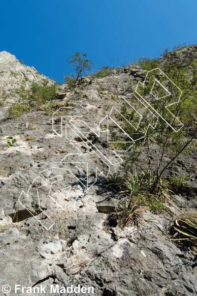 photo of Muffin Top, 5.8 ★★ at TNT Wall from Mexico: El Potrero Chico