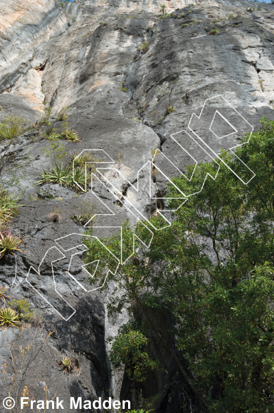 photo of The High Life Wall from Mexico: El Potrero Chico