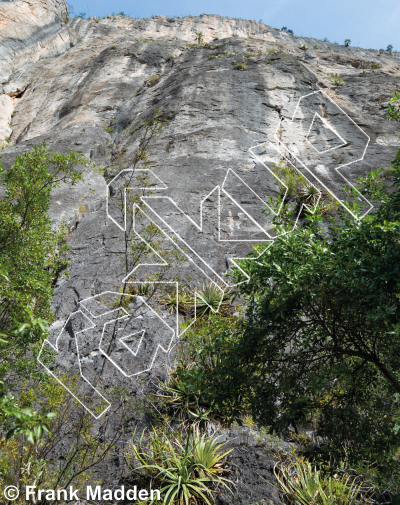 photo of The High Life Wall from Mexico: El Potrero Chico