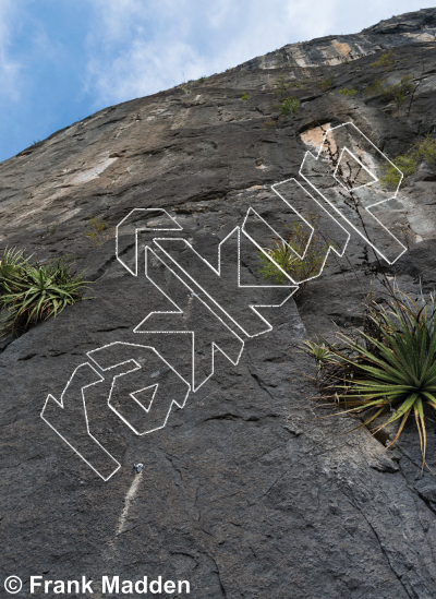 photo of The High Life Wall from Mexico: El Potrero Chico