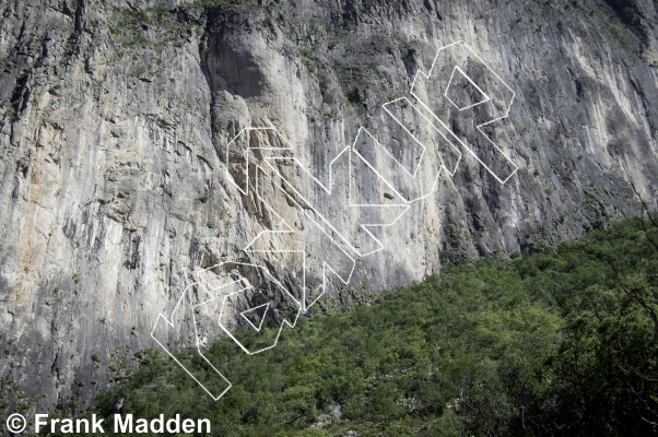 photo of The High Life Wall from Mexico: El Potrero Chico