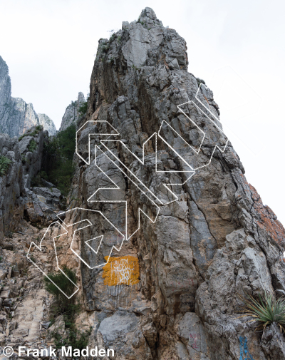 photo of Suicide Overlook from Mexico: El Potrero Chico