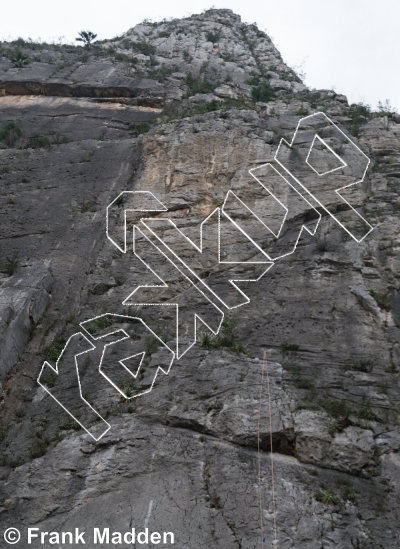 photo of Virgin Canyon Main Wall from Mexico: El Potrero Chico