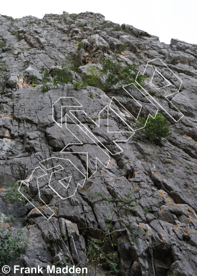 photo of Los Lobos Main Wall from Mexico: El Potrero Chico