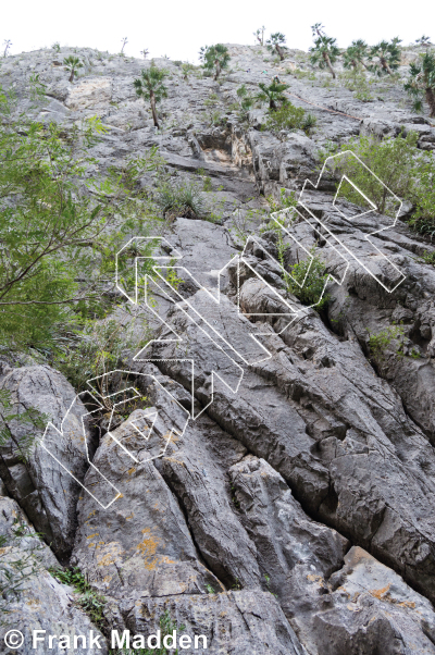 photo of Los Lobos Main Wall from Mexico: El Potrero Chico