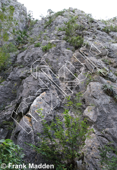 photo of Los Lobos Main Wall from Mexico: El Potrero Chico