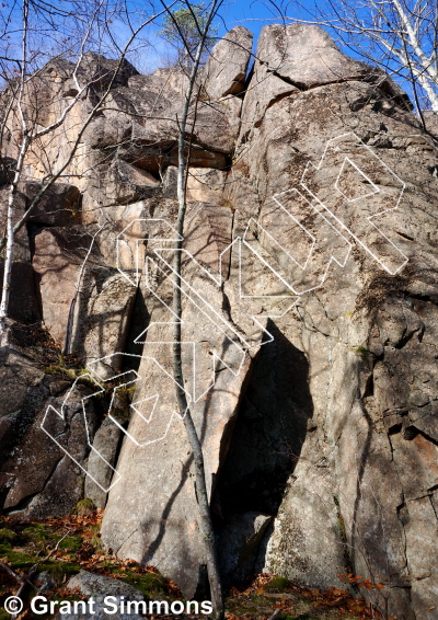 photo of Cheap Seats, 5.6 ★ at 60 Foot Wall from Acadia Rock Climbs