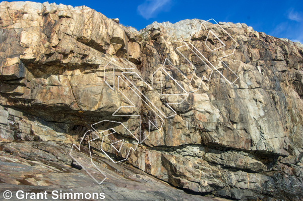 photo of Left Wall from Acadia Rock Climbs