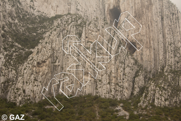 photo of Unknown, 5.11d ★★★★ at Martha from Parque La Huasteca