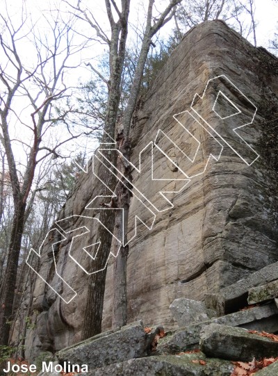 photo of Buoux Buttress from Rose Ledge 2.0