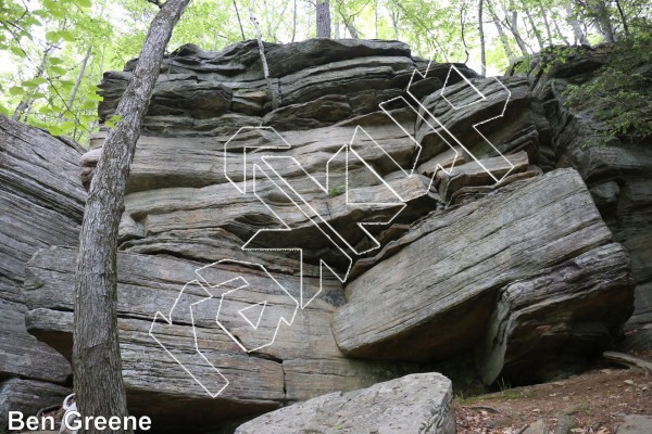 photo of Pendulum Buttress from Rose Ledge 2.0