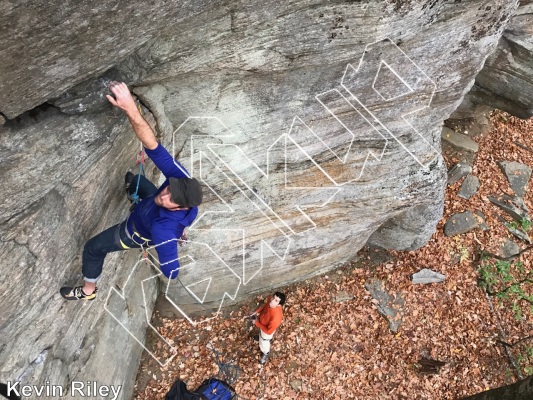 photo of Pendulum, 5.8 ★★★ at Pendulum Buttress from Rose Ledge 2.0