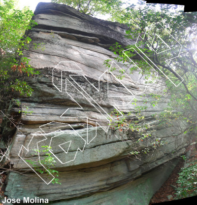 photo of Pancake Buttress from Rose Ledge 2.0