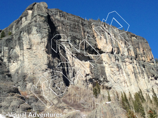 photo of The Lower Wall from Million Dollar Highway