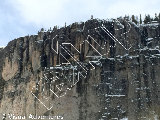 photo of The Lower Wall from Million Dollar Highway