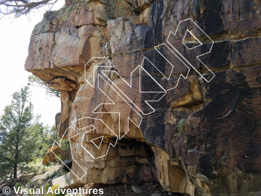 photo of Loghill Bouldering from Million Dollar Highway