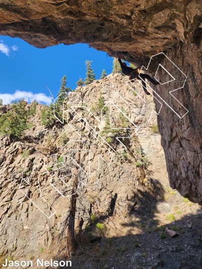 photo of Poker Lover, 5.12b ★★★★ at The Upper Wall from Million Dollar Highway
