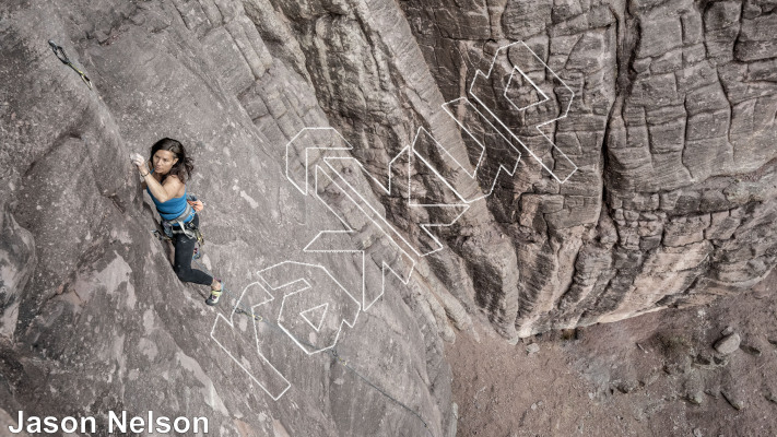 photo of Assassination Attempt, 5.10b ★★ at Beyond the Rind from Million Dollar Highway