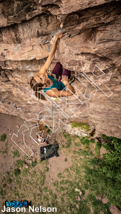 photo of Seduction of Gravity, 5.10b ★★★ at Rotary Park from Million Dollar Highway