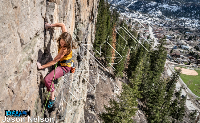 photo of Marital Diss , 5.11b ★★★ at Bay of Pigs from Million Dollar Highway