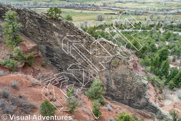 photo of Dike Wall from Million Dollar Highway